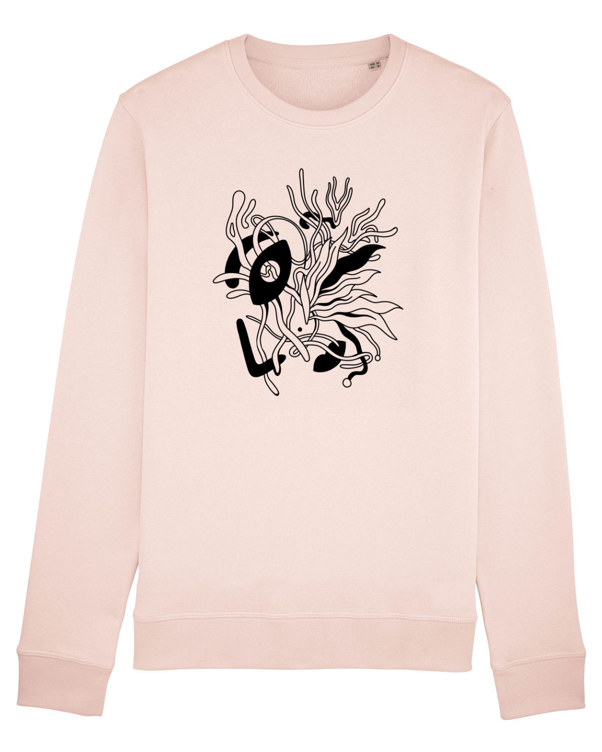 Bluză mânecă lungă Unisex Rise Candy Pink
