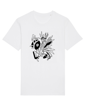 Ascunziș Tricou mânecă scurtă Unisex Rocker