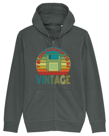 I'm Old Enough To Be Vintage Floppy Disk Anthracite