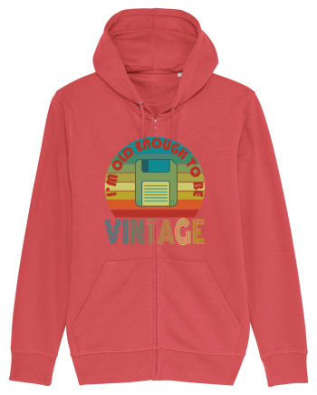 I'm Old Enough To Be Vintage Floppy Disk Carmine Red