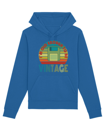 I'm Old Enough To Be Vintage Floppy Disk Royal Blue