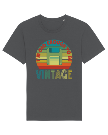 I'm Old Enough To Be Vintage Floppy Disk Anthracite