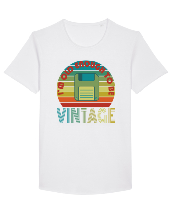 I'm Old Enough To Be Vintage Floppy Disk White