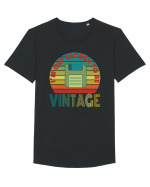 I'm Old Enough To Be Vintage Floppy Disk Tricou mânecă scurtă guler larg Bărbat Skater