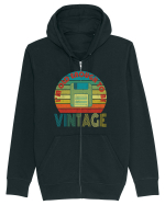 Vintage Floppy Disk Retro Style Hanorac cu fermoar Unisex Connector