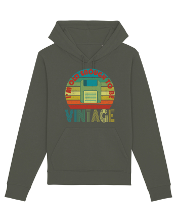 Vintage Floppy Disk Retro Style Khaki