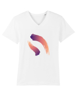 Relay Gradient Tricou mânecă scurtă guler V Bărbat Presenter