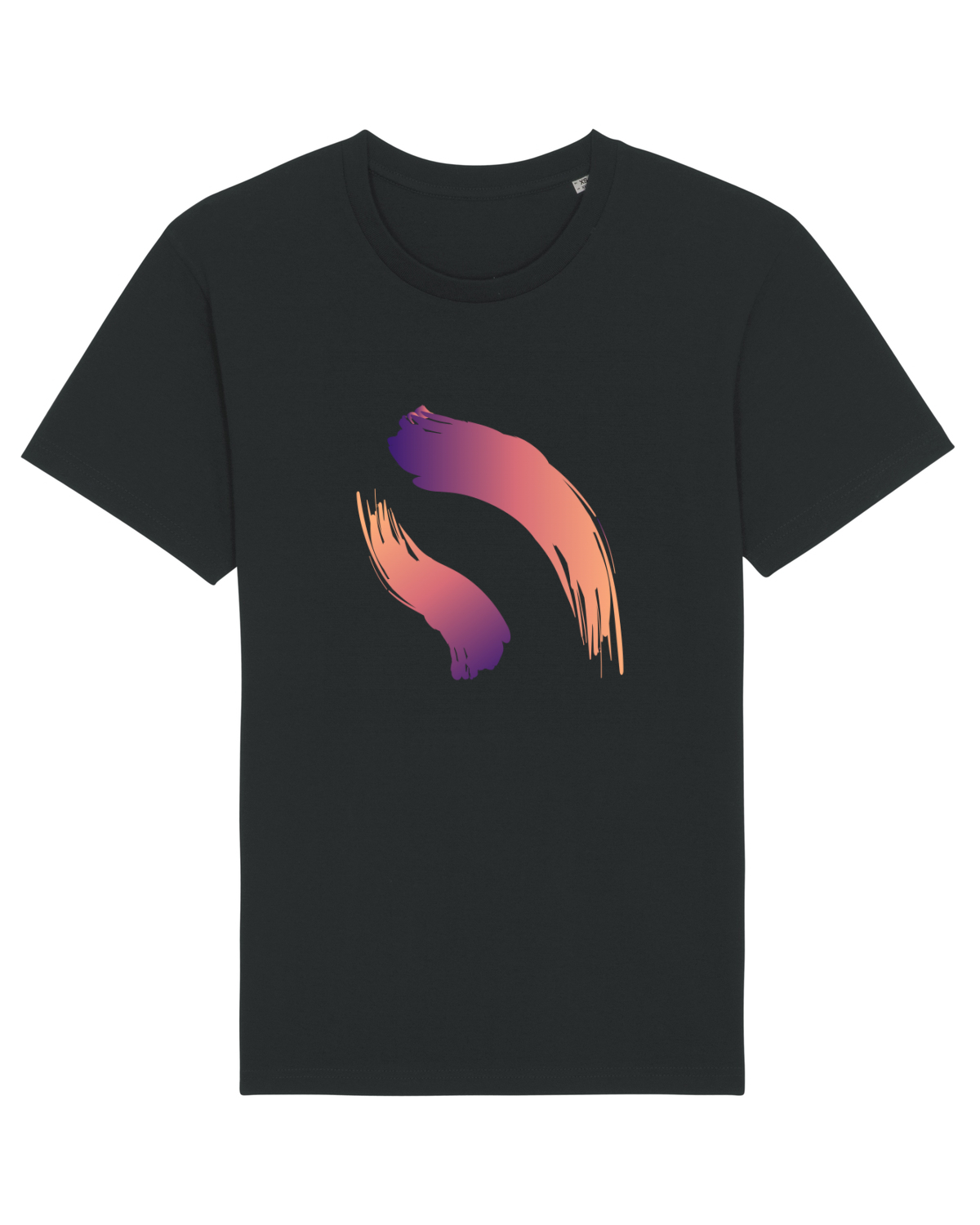 Tricou mânecă scurtă Unisex Rocker Black