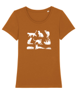 Nouă Pisici - Nouă Vieți Tricou mânecă scurtă guler larg fitted Damă Expresser