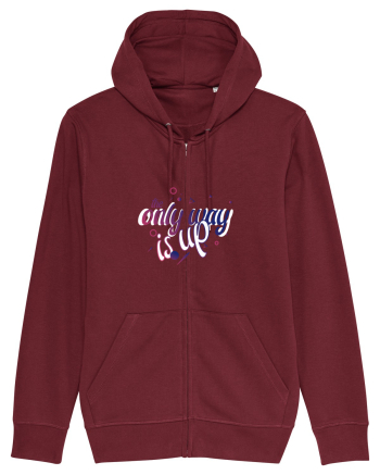 The Only Way Is Up (celestial gradient) Burgundy