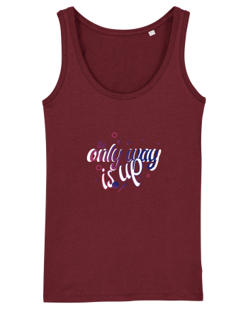 The Only Way Is Up (celestial gradient) Burgundy