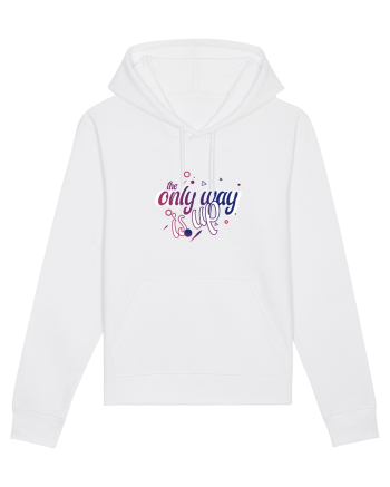 The Only Way Is Up (celestial gradient) White