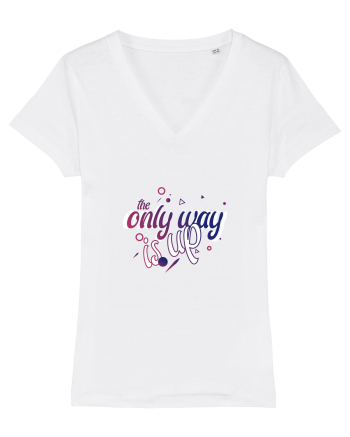 The Only Way Is Up (celestial gradient) White