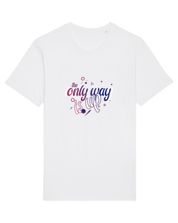 The Only Way Is Up (celestial gradient) White