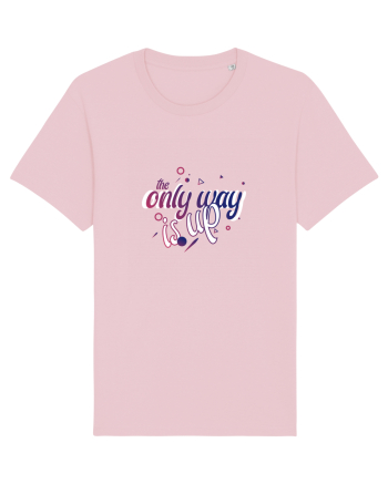 The Only Way Is Up (celestial gradient) Cotton Pink