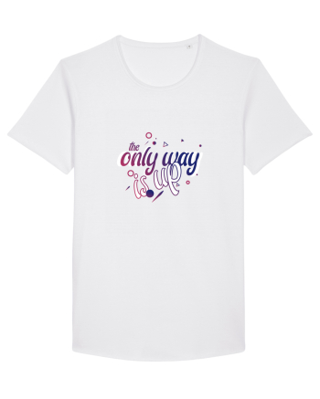 The Only Way Is Up (celestial gradient) White