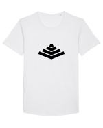Illusion (pyramid) Tricou mânecă scurtă guler larg Bărbat Skater