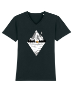 Mountain camping Tricou mânecă scurtă guler V Bărbat Presenter