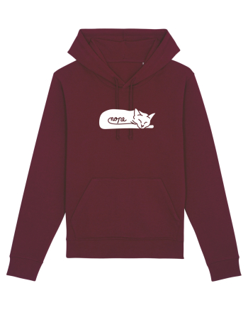 Nope Cat Burgundy