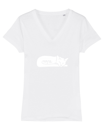 Nope Cat White