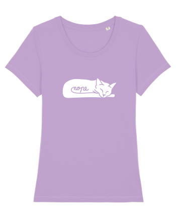 Nope Cat Lavender Dawn