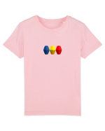 Tricolorul 1. Tricou mânecă scurtă  Copii Mini Creator