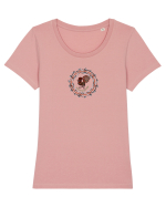 Cocoșul de Hurez 1. Tricou mânecă scurtă guler larg fitted Damă Expresser