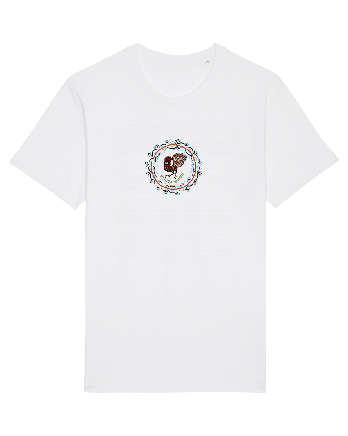 Tricou mânecă scurtă Unisex Rocker White
