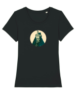 Vlad Țepes 4. Tricou mânecă scurtă guler larg fitted Damă Expresser