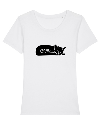 Nope Cat White