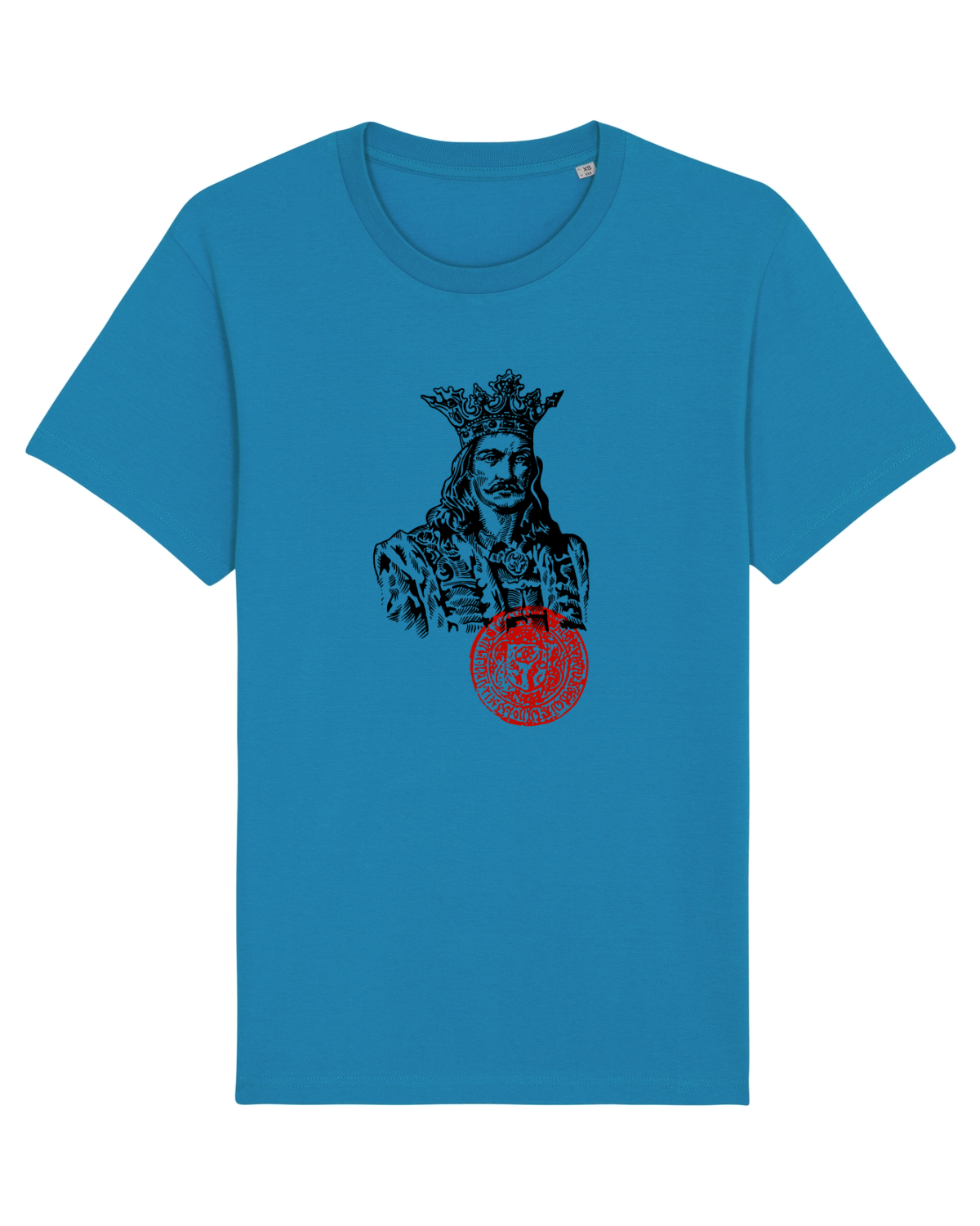 Tricou mânecă scurtă Unisex Rocker Azur
