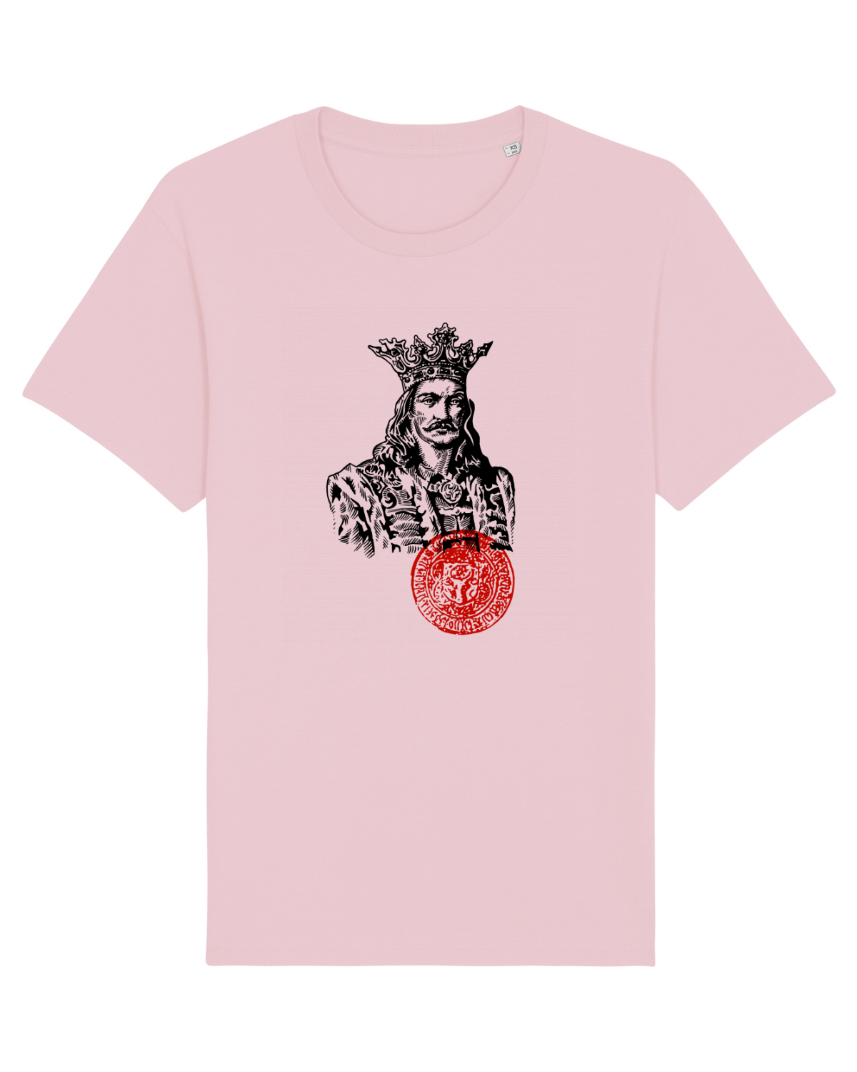Tricou mânecă scurtă Unisex Rocker Cotton Pink