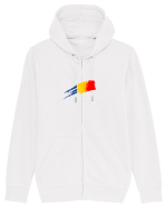 Tricolorul 4. Hanorac cu fermoar Unisex Connector