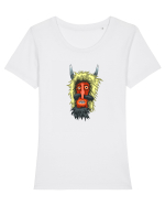 Mască populară 2. Tricou mânecă scurtă guler larg fitted Damă Expresser