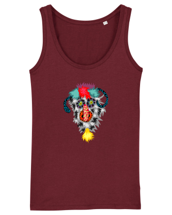 Mască populară 3. Burgundy