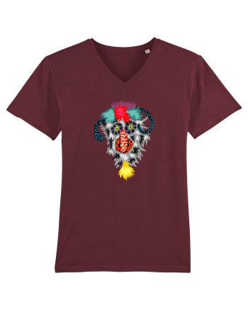 Mască populară 3. Burgundy