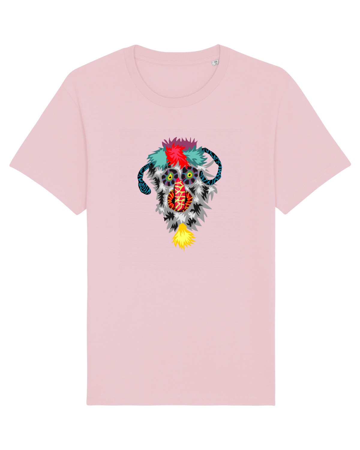 Tricou mânecă scurtă Unisex Rocker Cotton Pink