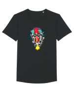 Mască populară 3. Tricou mânecă scurtă guler larg Bărbat Skater