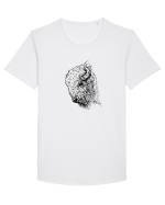 Zimbrul / Bourul 2. Tricou mânecă scurtă guler larg Bărbat Skater