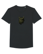 Zimbrul / Bourul 13. Tricou mânecă scurtă guler larg Bărbat Skater