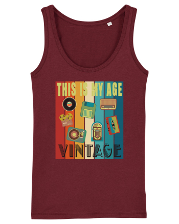 This Is My Age Vintage Burgundy