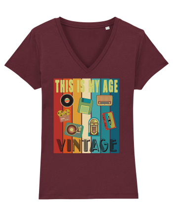 This Is My Age Vintage Burgundy