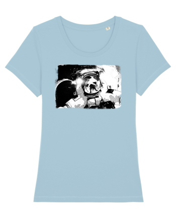 astro dog felfie Sky Blue
