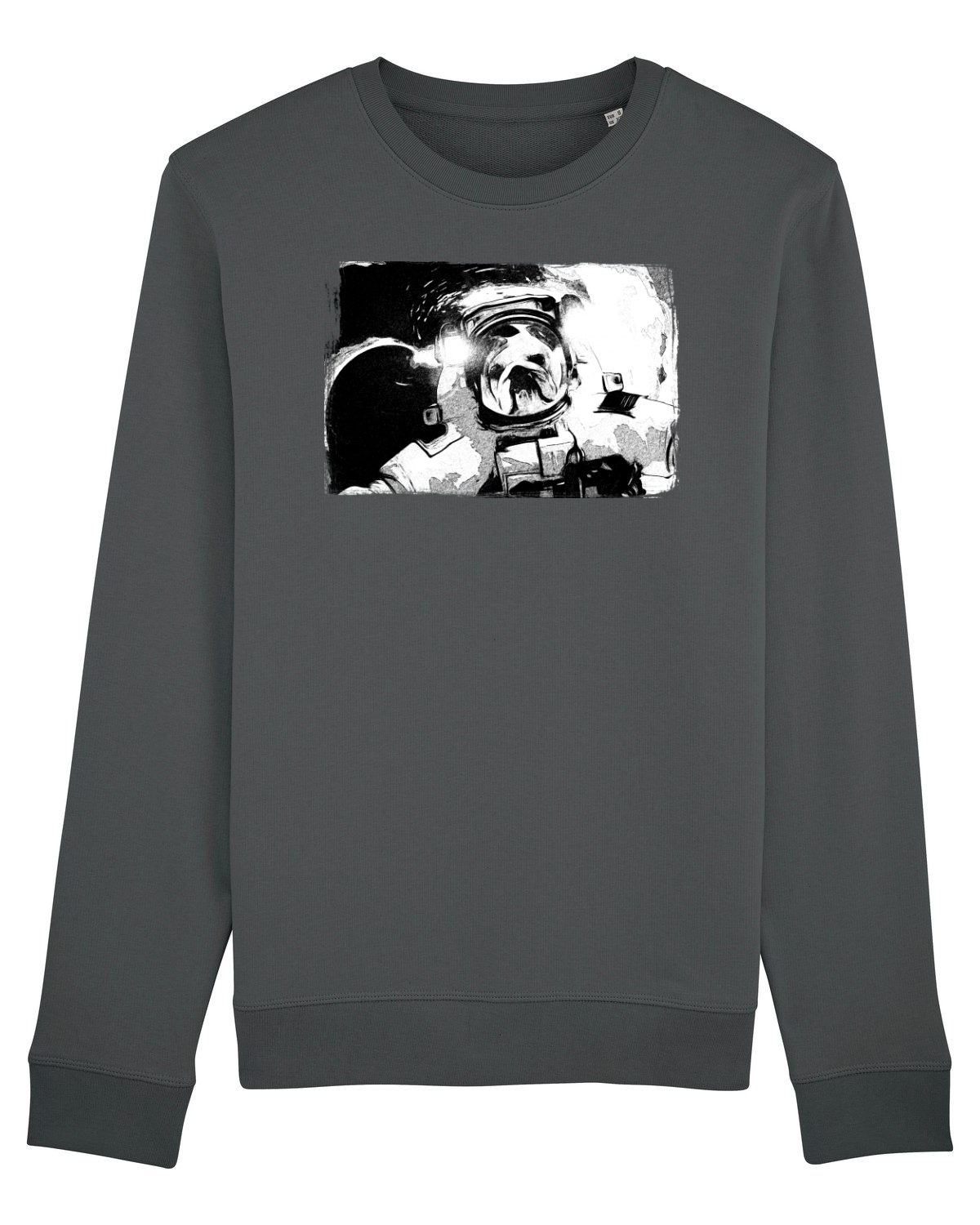 Bluză mânecă lungă Unisex Rise Anthracite