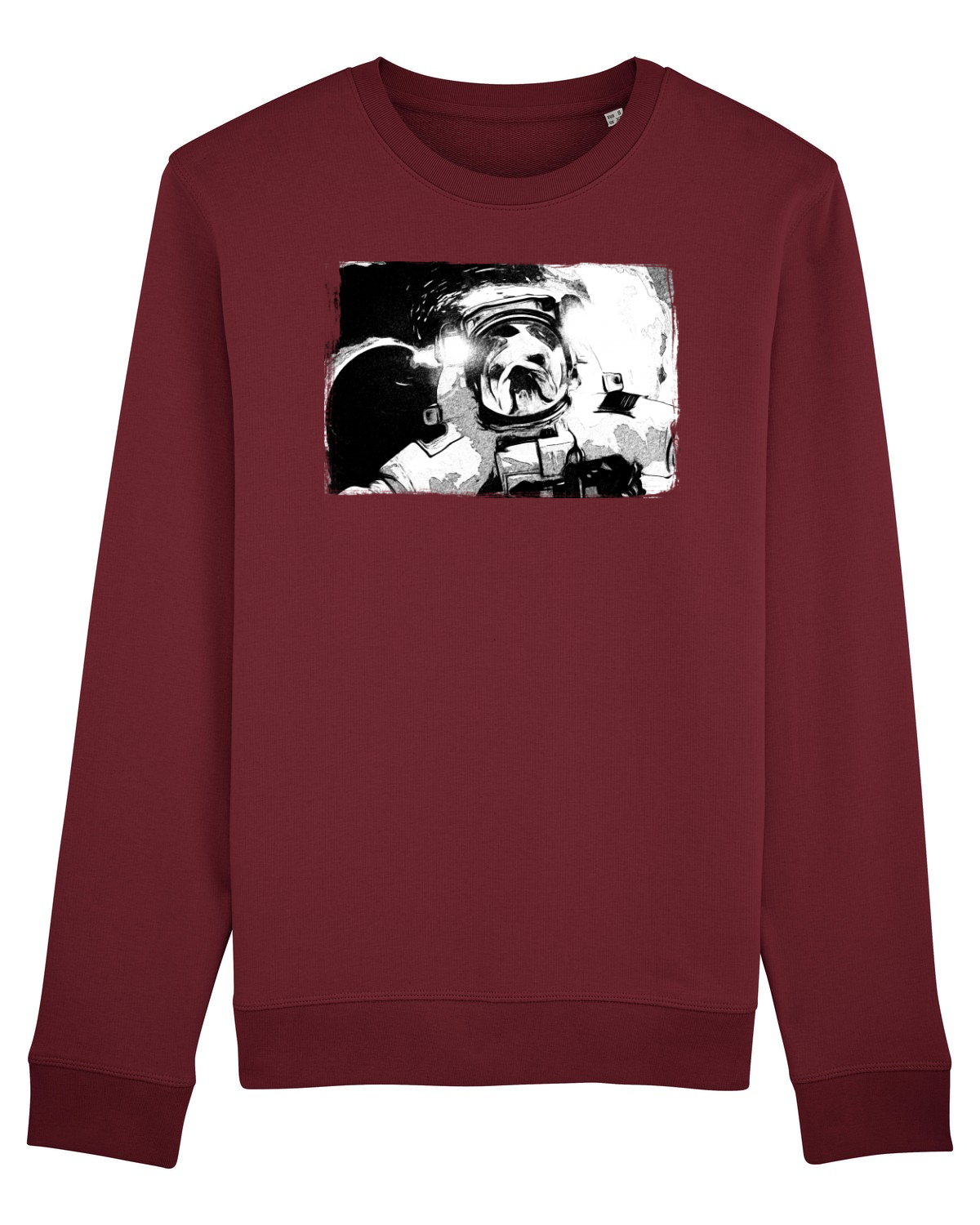 Bluză mânecă lungă Unisex Rise Burgundy