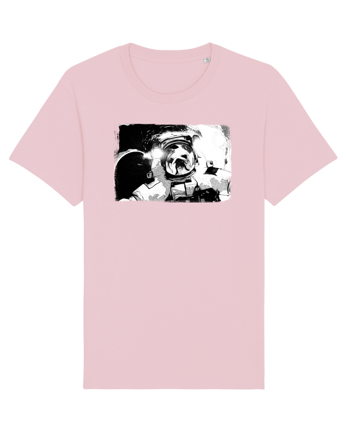 Tricou mânecă scurtă Unisex Rocker Cotton Pink