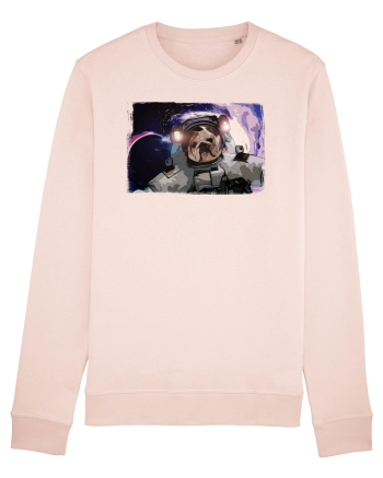 bulldog in spatiu Candy Pink