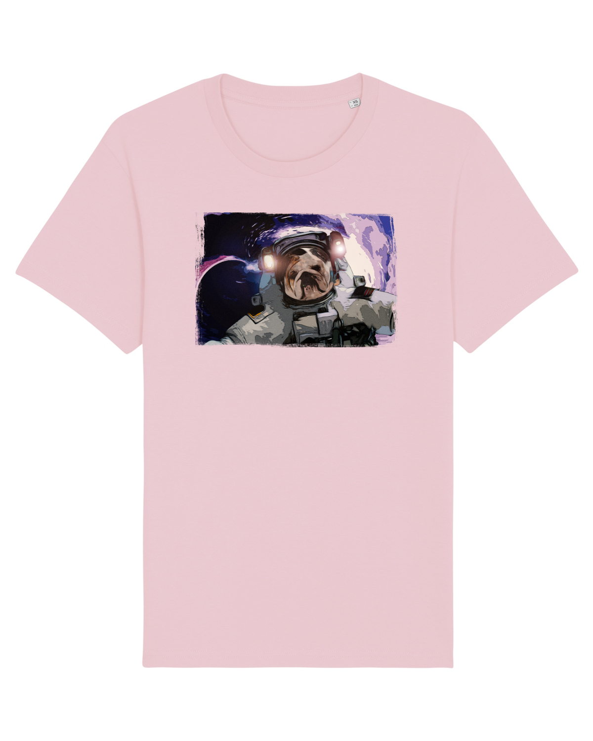 Tricou mânecă scurtă Unisex Rocker Cotton Pink