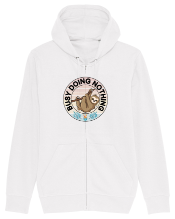 Ocupat facand nimic. Busy doing nothing sloth White