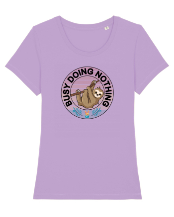 Ocupat facand nimic. Busy doing nothing sloth Lavender Dawn